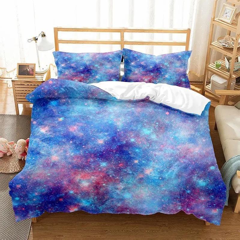 Galaxy Duvet Cover Set Fantasy Watercolor Starry Sky Bedding Set Abstract Cosmos Inspired Print Comforter Cover With Pillowcases 135x200cm
Galaxy Duvet Cover Set Fantasy Watercolor Starry Sky Bedding Set Abstract Cosmos Inspired Print Comforter Cover With Pillowcases 135x200cm