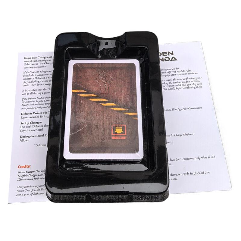 Resistance: Hidden Agenda Cards Strategy Card Game Deduction And Strategy Game 5 To 10 Players Ages 13 And Up
Resistance: Hidden Agenda Cards Strategy Card Game Deduction And Strategy Game 5 To 10 Players Ages 13 And Up