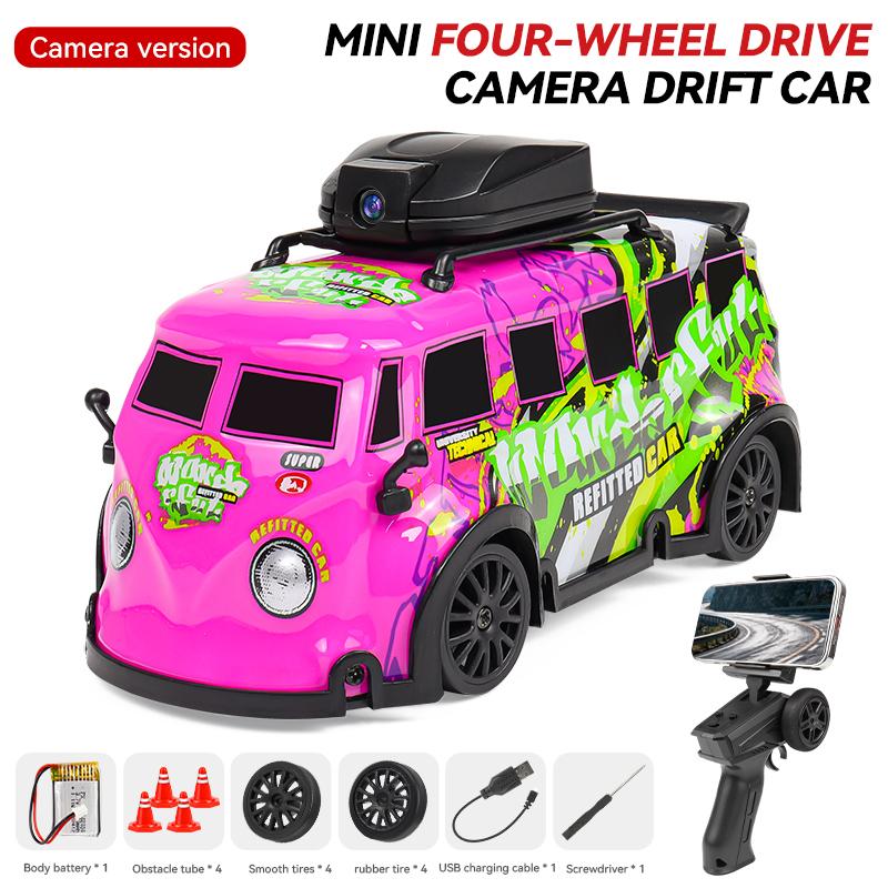 1: 32 Mini 2.4G RC Car Light 4WD Drift Remote Control Car Proportional Throttle Remote Control Camera Racing Model Gift
1: 32 Mini 2.4G RC Car Light 4WD Drift Remote Control Car Proportional Throttle Remote Control Camera Racing Model Gift