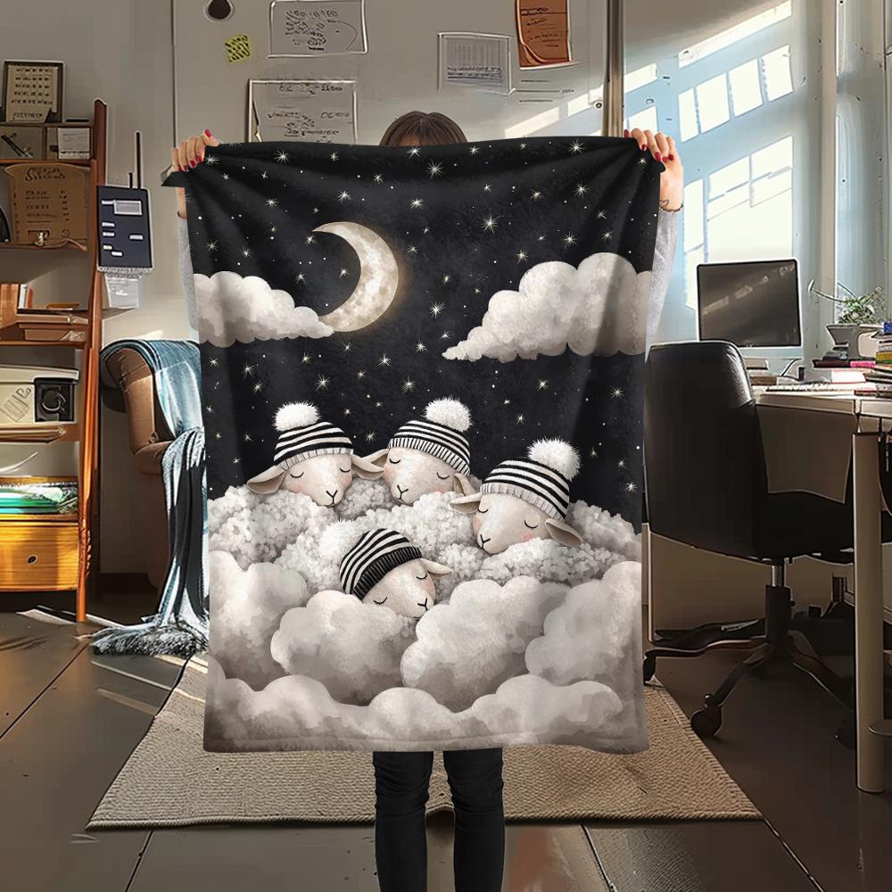 Cloud Moon Animals Print Flannel Blanket,High quality Comfortable for All Seasons,Home Decor,Warmth and Comfort,Perfect for Christmas Gifts 80cm x 120cm
Cloud Moon Animals Print Flannel Blanket,High quality Comfortable for All Seasons,Home Decor,Warmth and Comfort,Perfect for Christmas Gifts 80cm x 120cm