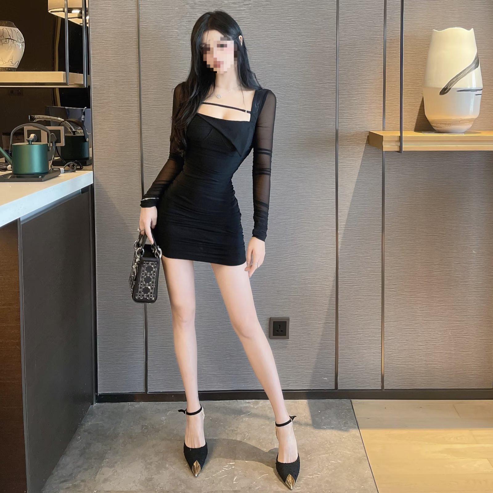 Spring Summer French Square Neck Puff Sleeve Bodycon Dress - Waist Cinched, Slimming Short Skirt Large
Spring Summer French Square Neck Puff Sleeve Bodycon Dress - Waist Cinched, Slimming Short Skirt Large