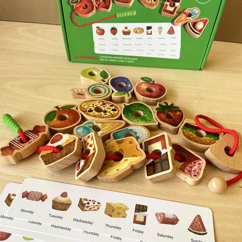 Beading & Threading Toy for 1-2 Year Olds: Develop Fine Motor Skills & Concentration with 3 Building Blocks & Puzzle
Beading & Threading Toy for 1-2 Year Olds: Develop Fine Motor Skills & Concentration with 3 Building Blocks & Puzzle