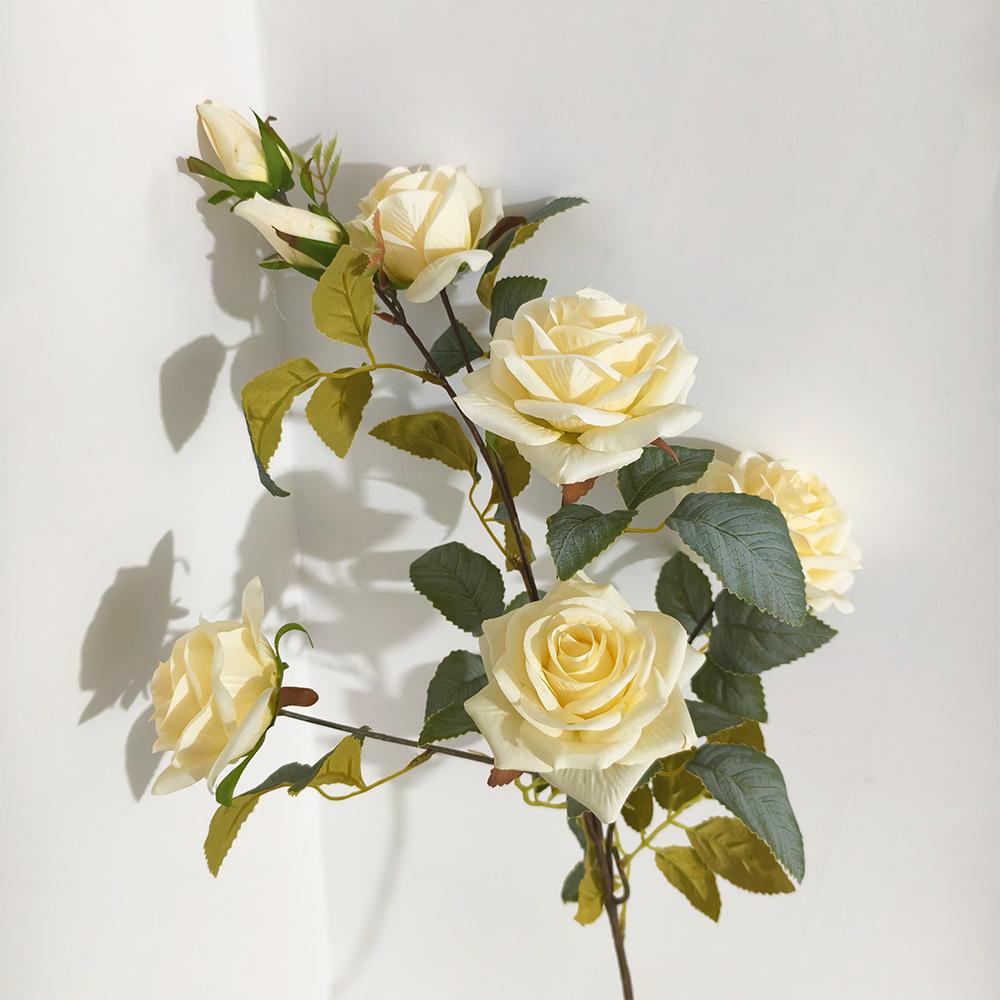7-головая фланелевая роза, имитация цветка, длинные ветки, романтическая атмосфера, свадебная фотография, обустройство дома, аксессуары на День святого Валентина молочный белый
7-головая фланелевая роза, имитация цветка, длинные ветки, романтическая атмосфера, свадебная фотография, обустройство дома, аксессуары на День святого Валентина молочный белый
