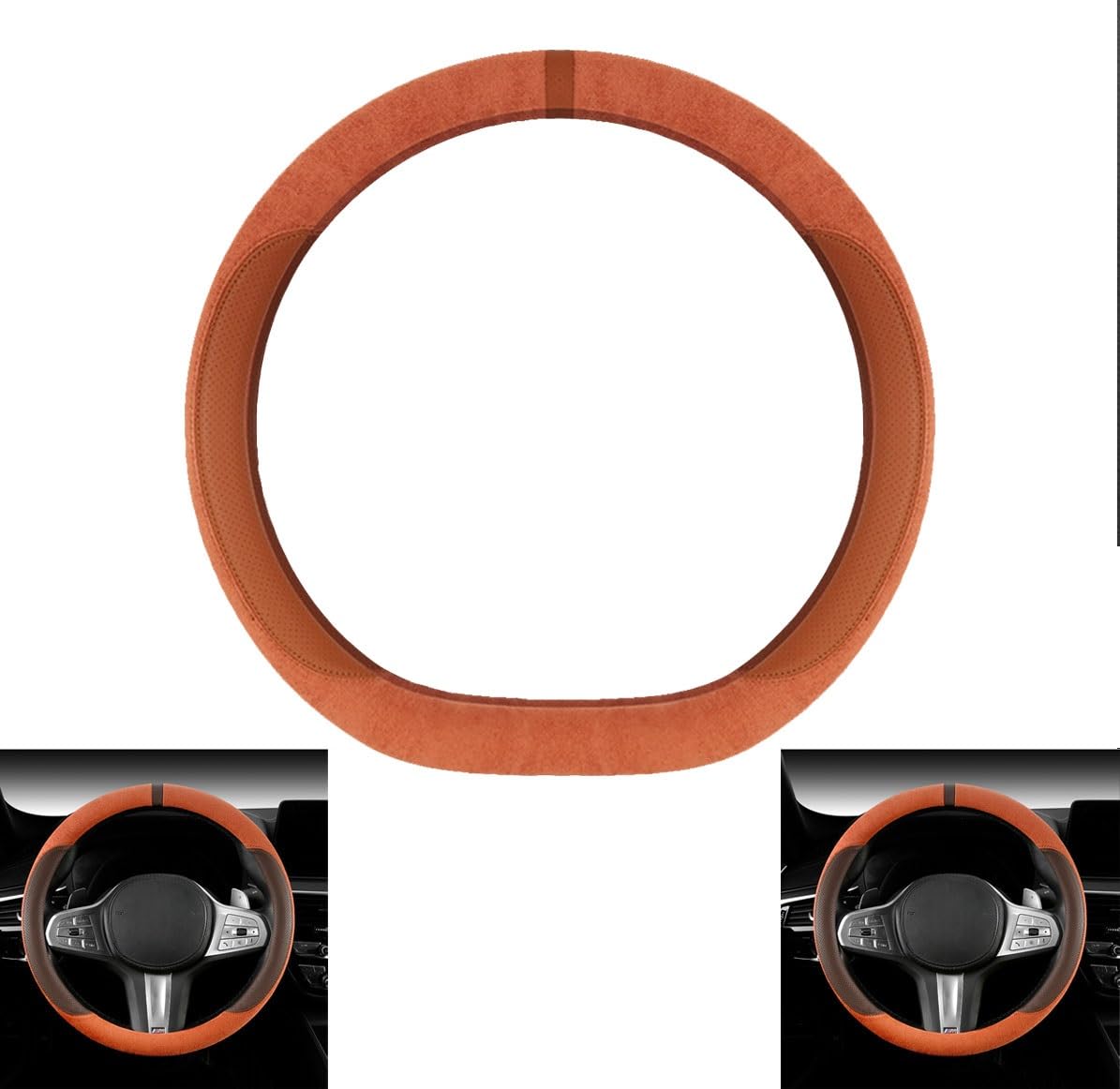 New Steering Wheel Cover Applicable Mazda CX-60 / CX-3 / CX-5 / CX-30 / Type D оранжевый
New Steering Wheel Cover Applicable Mazda CX-60 / CX-3 / CX-5 / CX-30 / Type D оранжевый