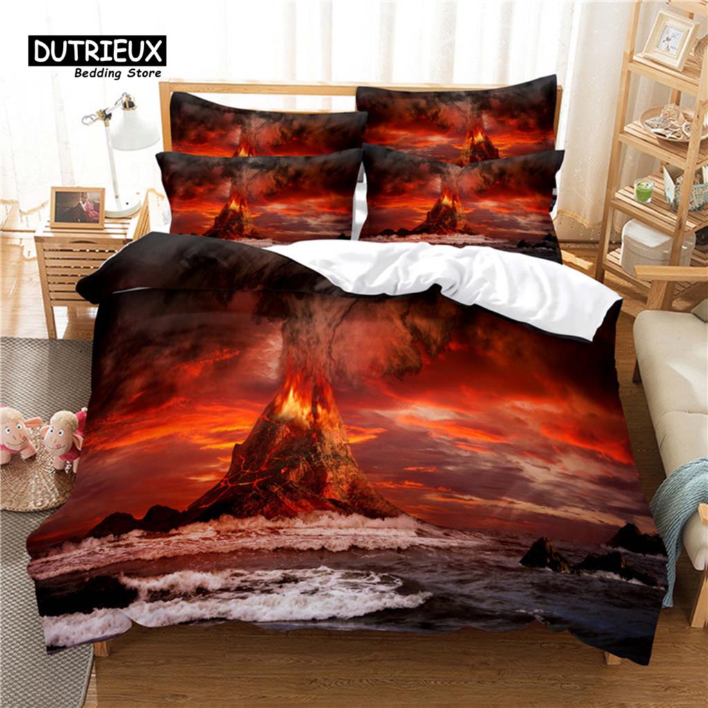 Elegant Scenery Bed Ensemble, Volcano Bed Cover Kit, Cozy Comfortable Breathable Bed Cover, For Bedroom Guest Room Decor EU single(135x200cm)
Elegant Scenery Bed Ensemble, Volcano Bed Cover Kit, Cozy Comfortable Breathable Bed Cover, For Bedroom Guest Room Decor EU single(135x200cm)