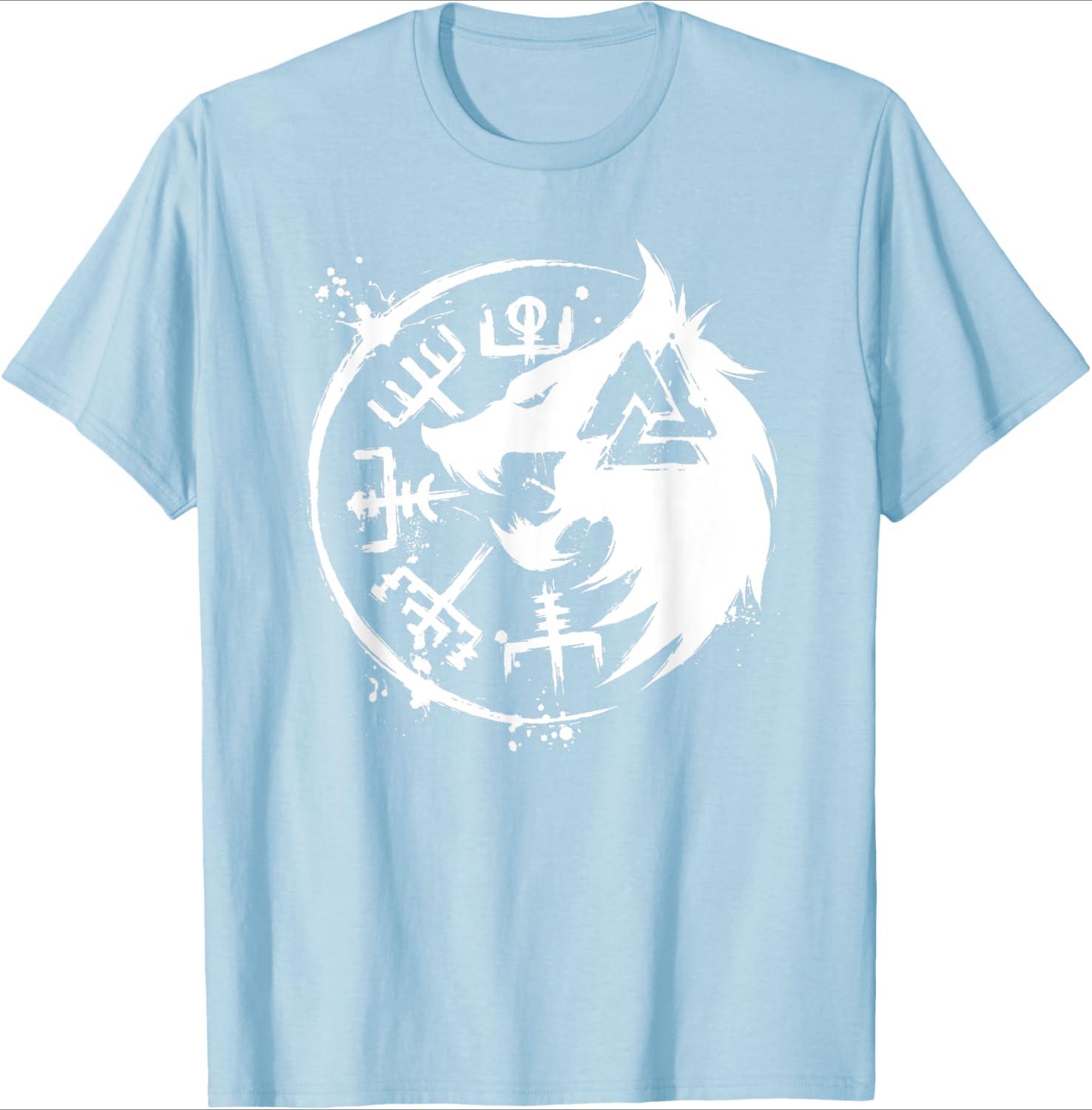 Fenrir Wolf FenrisWolf Nordic warriors Vegvisir Valknut design 100 cotton Oneck short sleeve casual printed mens Tshirt 4XL
Fenrir Wolf FenrisWolf Nordic warriors Vegvisir Valknut design 100 cotton Oneck short sleeve casual printed mens Tshirt 4XL
