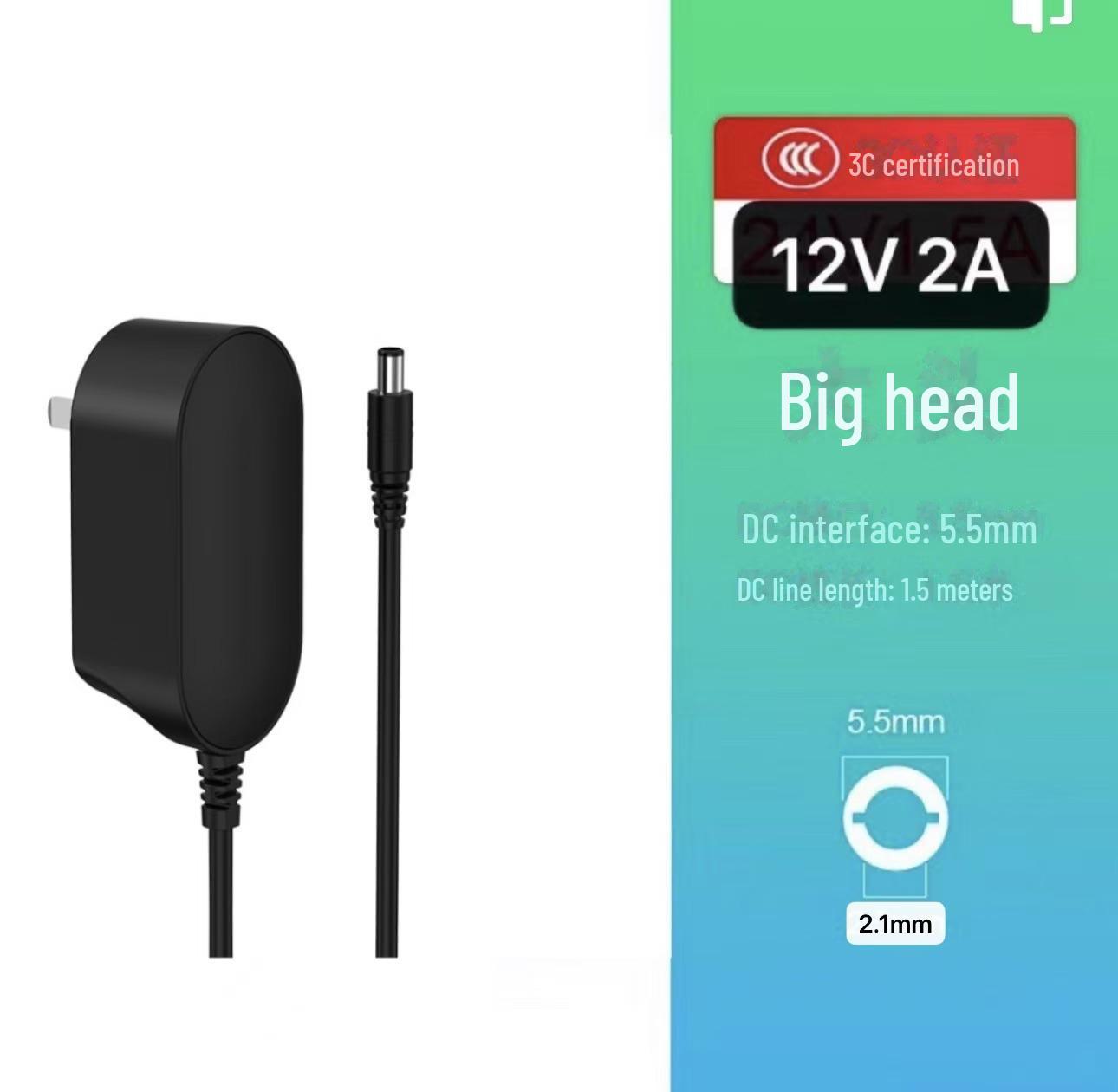 Адаптер питания 12 В 2 А 24 Вт с сертификацией 3C для массажера и светодиодной лампы 1.5m, 3C certified
Адаптер питания 12 В 2 А 24 Вт с сертификацией 3C для массажера и светодиодной лампы 1.5m, 3C certified