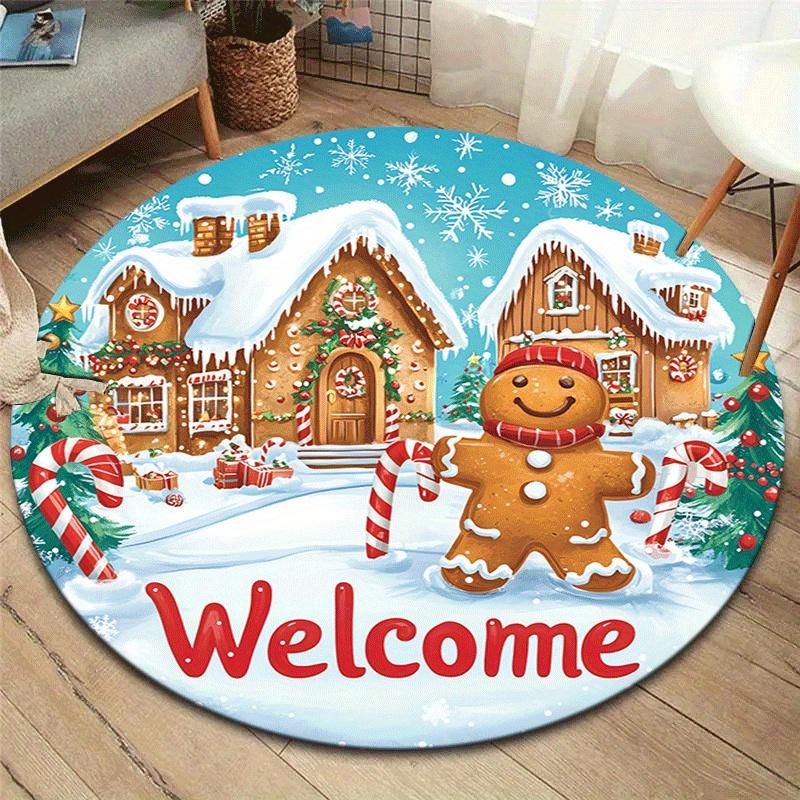 1pc Soft, Absorbent & Non-Slip Christmas Cottage Round Rug, Perfect for Entryway, Living Room, Bedroom Decor, Machine Washable Flannel Memor 80cm by 80cm
1pc Soft, Absorbent & Non-Slip Christmas Cottage Round Rug, Perfect for Entryway, Living Room, Bedroom Decor, Machine Washable Flannel Memor 80cm by 80cm