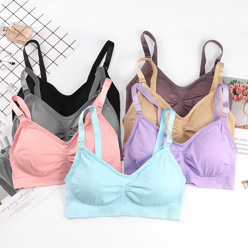 Wire-Free Plus Size Front Closure Nursing Bra for Pregnant Women - Adjustable, Seamless Design for Comfortable Feeding L
Wire-Free Plus Size Front Closure Nursing Bra for Pregnant Women - Adjustable, Seamless Design for Comfortable Feeding L