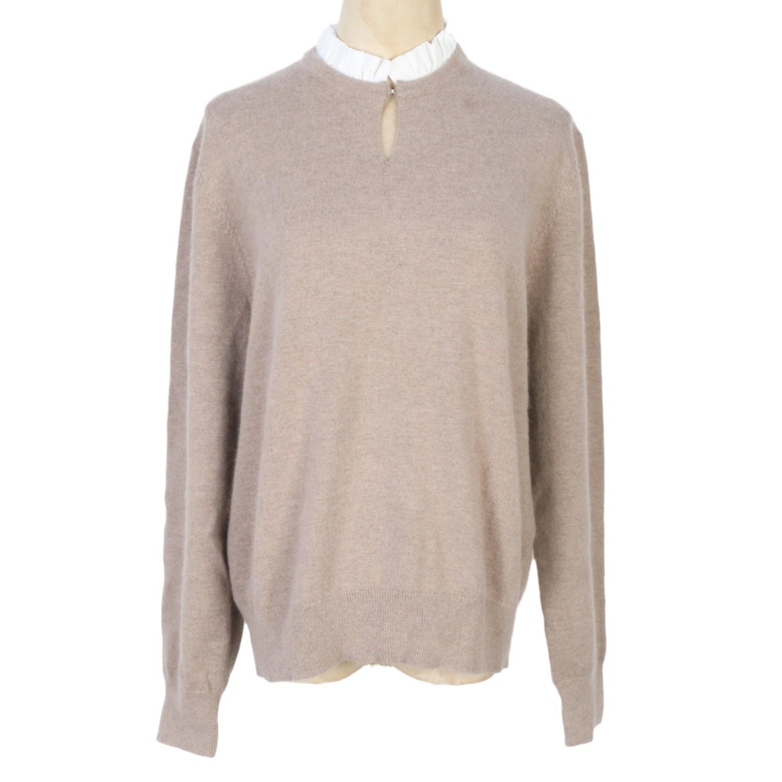 S Family French Color Block Ruffle Collar Sweater - Autumn/Winter Fashion Knitwear Small
S Family French Color Block Ruffle Collar Sweater - Autumn/Winter Fashion Knitwear Small