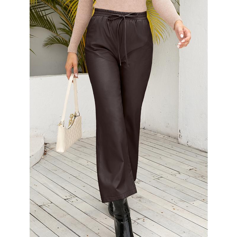 Women s High Waist PU Leather Wide Leg Pants, Motorcycle Style Straight Trousers with Loose Fit, Faux Leather Pants for Streetwear & Casual Fashion XL кавовий
Women s High Waist PU Leather Wide Leg Pants, Motorcycle Style Straight Trousers with Loose Fit, Faux Leather Pants for Streetwear & Casual Fashion XL кавовий