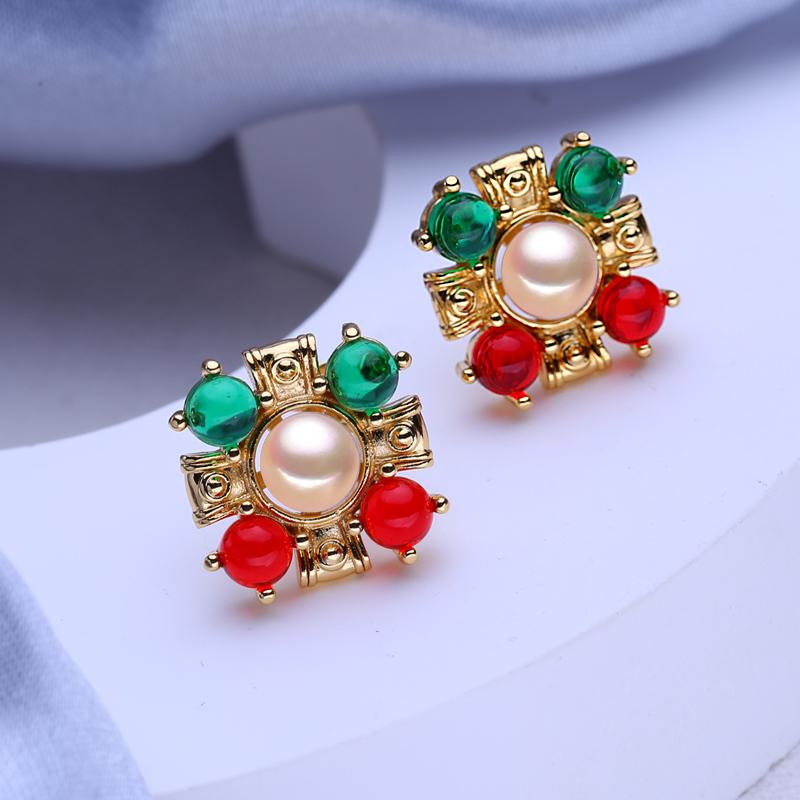 FEEYOO серьги с натуральным пресноводным жемчугом для женщин и девочек, модные серьги-гвоздики золотого цвета с цветком, вечерние украшения розовый
FEEYOO серьги с натуральным пресноводным жемчугом для женщин и девочек, модные серьги-гвоздики золотого цвета с цветком, вечерние украшения розовый