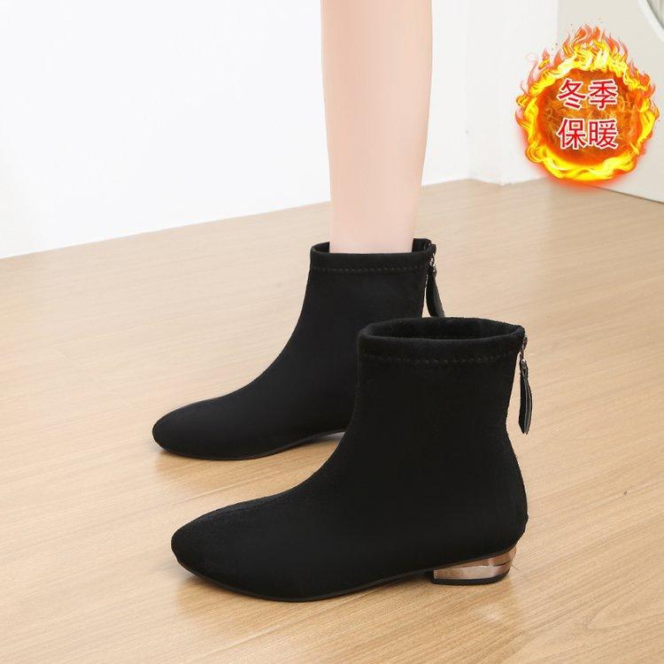French premium comfortable thick heel short boots new retro thin boots in autumn 35
French premium comfortable thick heel short boots new retro thin boots in autumn 35