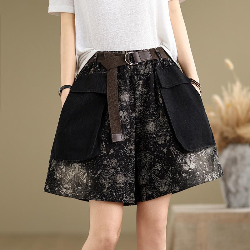 Летние Свободные Повседневные Шорты с Большими Карманами Женские с Высокой Посадкой Черные Джинсовые Шорты Женские Модные Джинсы с Широкими Штанинами S чёрный
Летние Свободные Повседневные Шорты с Большими Карманами Женские с Высокой Посадкой Черные Джинсовые Шорты Женские Модные Джинсы с Широкими Штанинами S чёрный