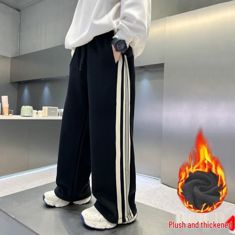 Boys Plus Velvet Thickened Winter Sports Sweatpants - Straight, Loose Fit, One-Piece, Children s Long Pants 120 cm
Boys Plus Velvet Thickened Winter Sports Sweatpants - Straight, Loose Fit, One-Piece, Children s Long Pants 120 cm