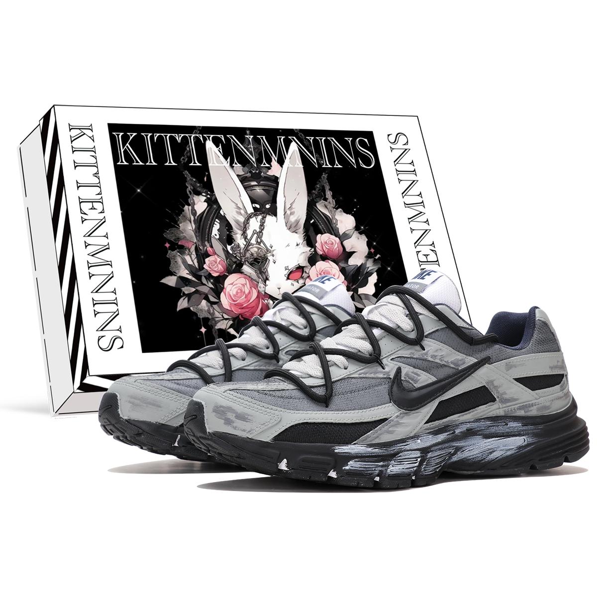Nike Initiator Cushioning Abrasion Resistant Low top Running Shoes Men s Black Gray 394055-101(TeamThree-SBOX) 43
Nike Initiator Cushioning Abrasion Resistant Low top Running Shoes Men s Black Gray 394055-101(TeamThree-SBOX) 43