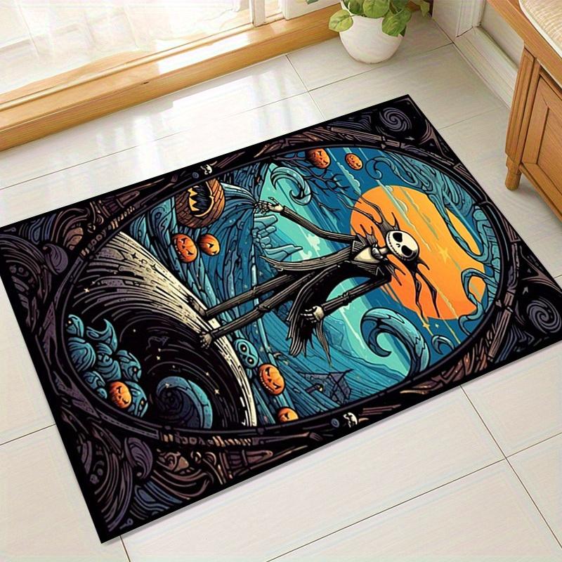 1pc. Halloween Pumpkin Jack Skellington Stained Glass Home Office Chair Rug Outdoor Carpet Gift Decorative Matz049081 60cm by 90cm
1pc. Halloween Pumpkin Jack Skellington Stained Glass Home Office Chair Rug Outdoor Carpet Gift Decorative Matz049081 60cm by 90cm