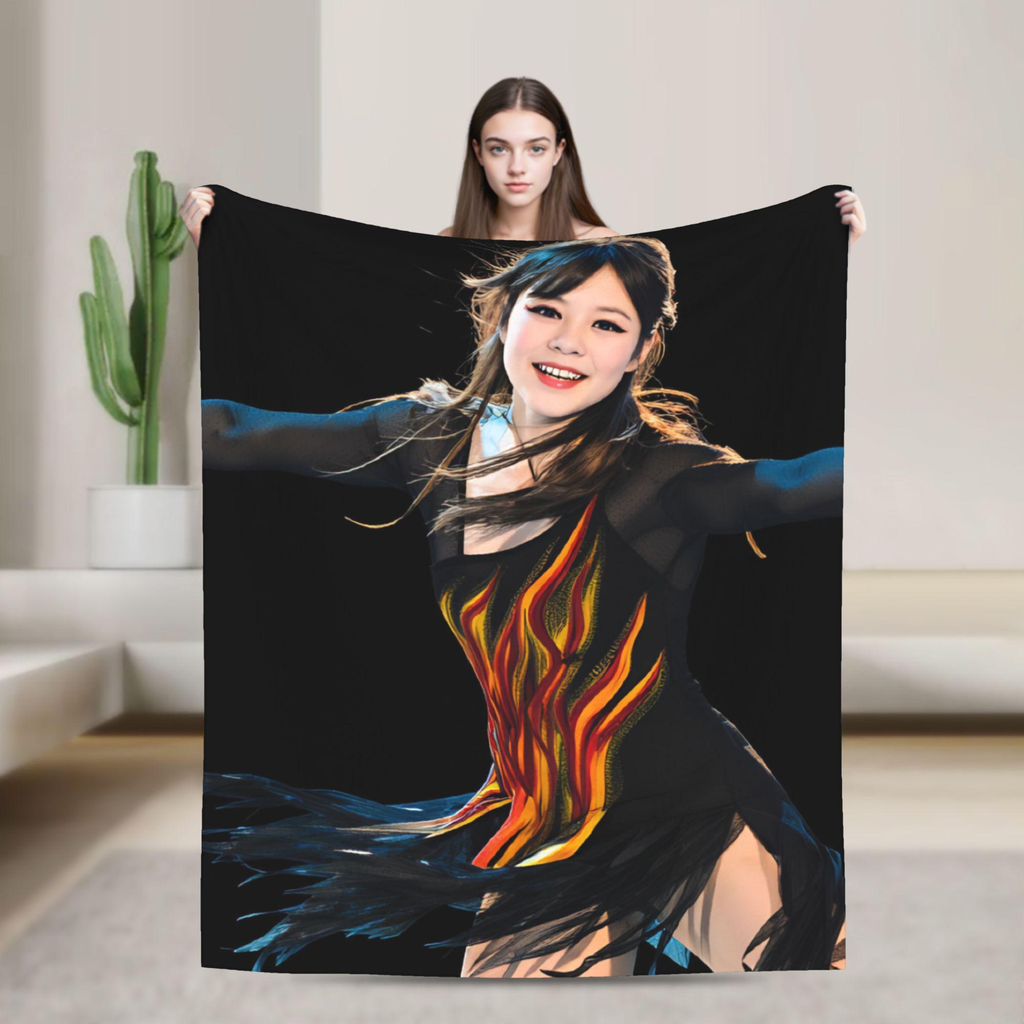 Alysa Liu Blanket Winter Soft Cozy Throw Blanket For Adults Outdoor Flannel Bedspread Bed Cover 80x120cm
Alysa Liu Blanket Winter Soft Cozy Throw Blanket For Adults Outdoor Flannel Bedspread Bed Cover 80x120cm