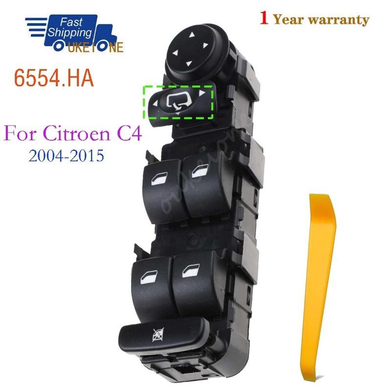 6554.HA 6554HA 6554 HA For Citroen C4 2004-2015 LHD Electric Power Window Switch Lifter Control Regulator Button Car Accessories
6554.HA 6554HA 6554 HA For Citroen C4 2004-2015 LHD Electric Power Window Switch Lifter Control Regulator Button Car Accessories