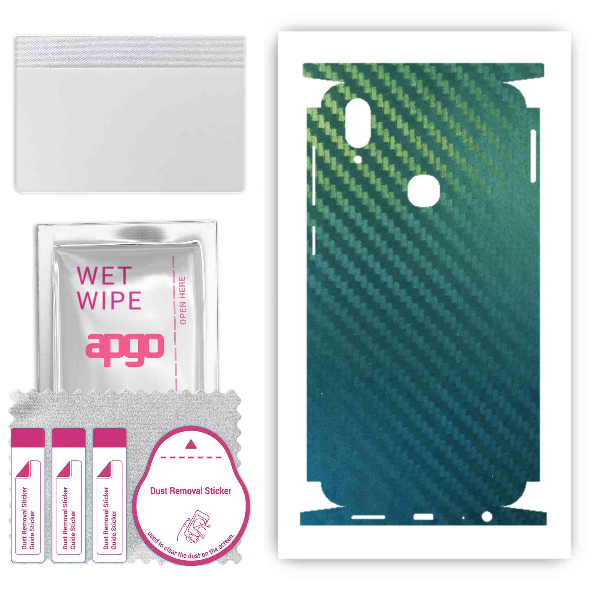 apgo Protective Skin Sticker for the back+sides compatible with vivo Z3, Full Wrap Film, Foil, Vinyl - Pattern Carbon Chameleon CAKA1
apgo Protective Skin Sticker for the back+sides compatible with vivo Z3, Full Wrap Film, Foil, Vinyl - Pattern Carbon Chameleon CAKA1