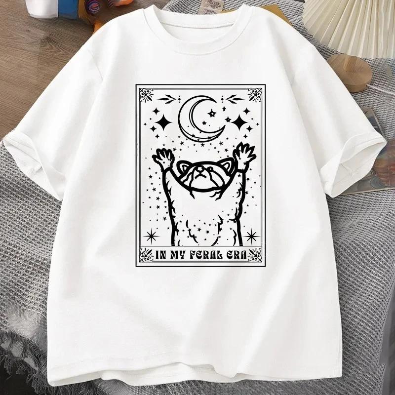 My Wild Times Raccoon Tshirt Short Sleeve Unisexs Mystical Tarot Print Clothes Summer Graphic Tshirts Summer Streetwear Tops S
My Wild Times Raccoon Tshirt Short Sleeve Unisexs Mystical Tarot Print Clothes Summer Graphic Tshirts Summer Streetwear Tops S