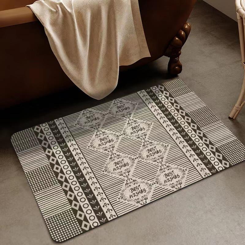 Non-slip Absorbent Cushioned Home Entrance Diatom Mud Mat Living Room Bedroom Study Creative Square Foot Mat Bathroom Products 30x40cm
Non-slip Absorbent Cushioned Home Entrance Diatom Mud Mat Living Room Bedroom Study Creative Square Foot Mat Bathroom Products 30x40cm