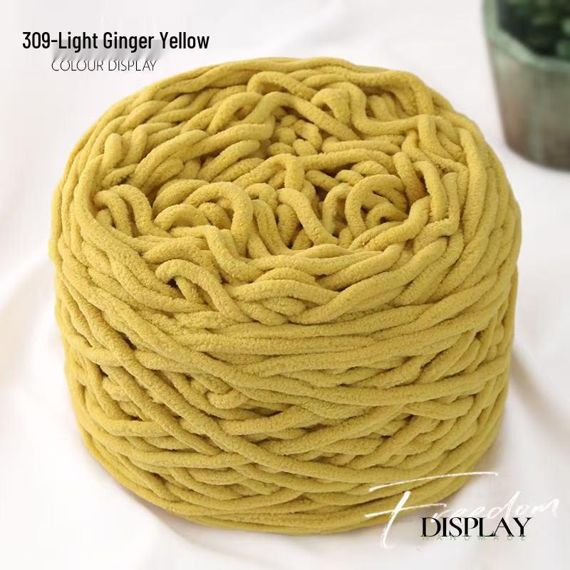 New 3.8 Liang Colored Ice Yarn: Thick Single-Strand for Crochet - Ideal for Shoes, Slippers, Scarves, and Seat Cushions.
New 3.8 Liang Colored Ice Yarn: Thick Single-Strand for Crochet - Ideal for Shoes, Slippers, Scarves, and Seat Cushions.