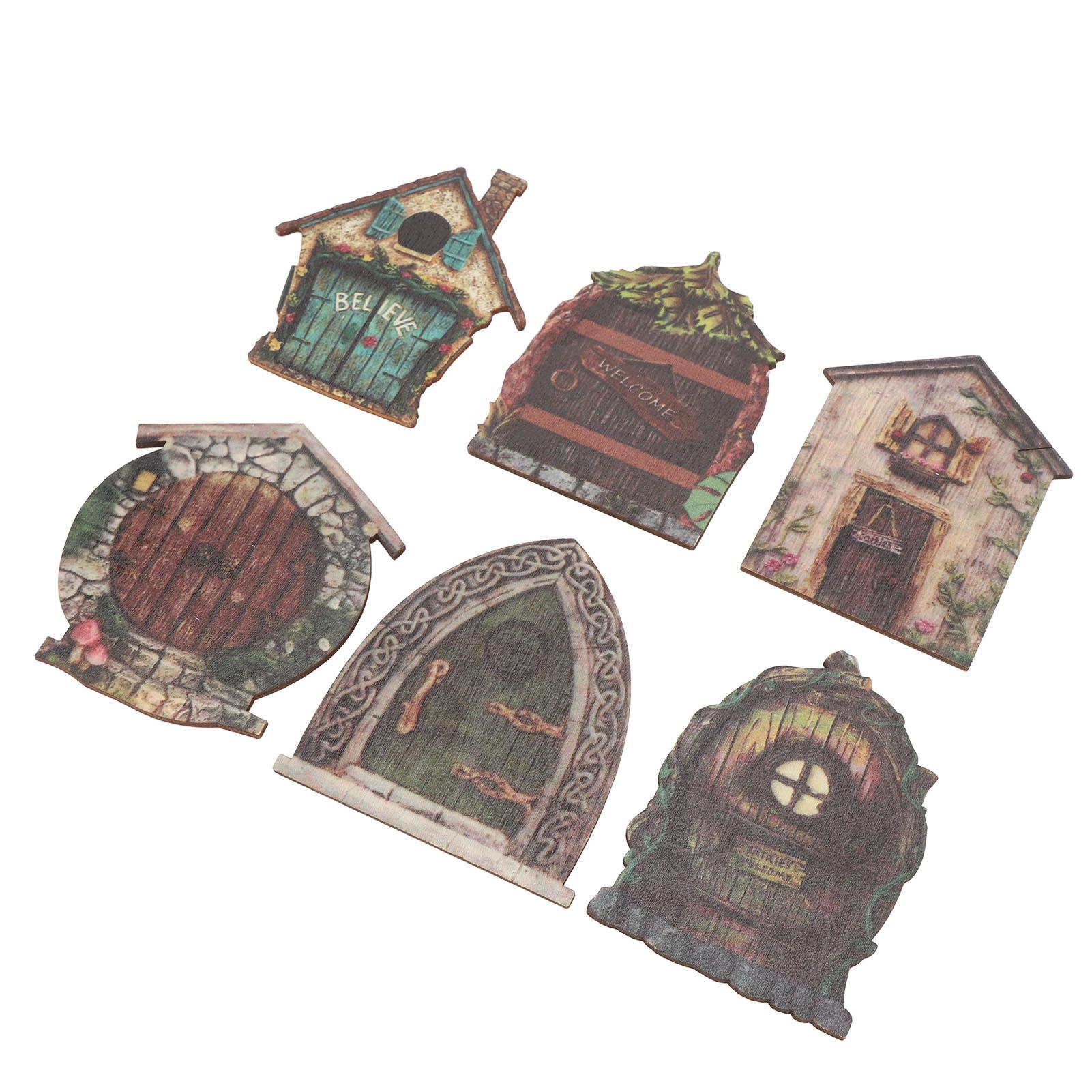 6 шт. Миниатюрные дверцы для сказочного сада, украшение, ландшафтные аксессуары, цветочная лесная тема, деревянные
6 шт. Миниатюрные дверцы для сказочного сада, украшение, ландшафтные аксессуары, цветочная лесная тема, деревянные