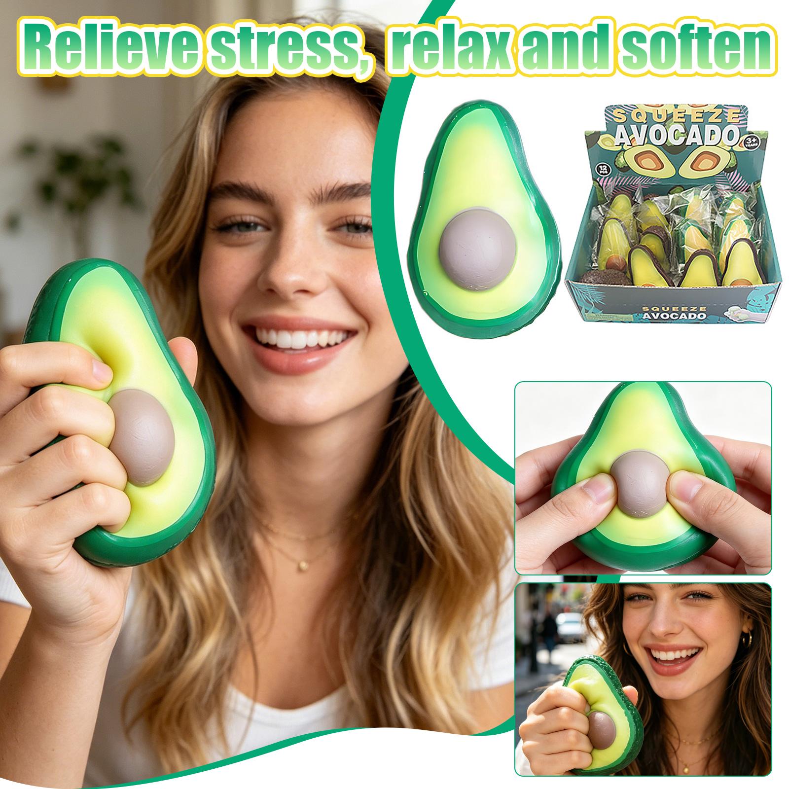 Simulation Avocado Squeeze Toy Realistic Half Avocado Shape Stress Relief Toy for Hand Exercise and Sensory Play Suitable for All Ages One Size
Simulation Avocado Squeeze Toy Realistic Half Avocado Shape Stress Relief Toy for Hand Exercise and Sensory Play Suitable for All Ages One Size
