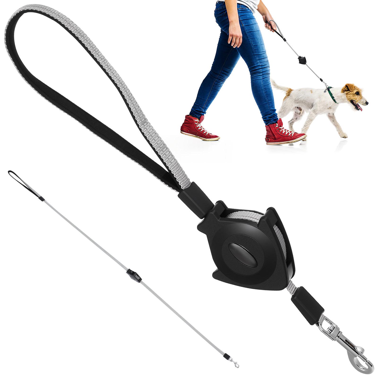 Pet Dog Cat Automatic Retractable Leash Black Heavy Duty Telescopic Traction Rope Big Handle Easy Grip for Training 11.5X8X2CM
Pet Dog Cat Automatic Retractable Leash Black Heavy Duty Telescopic Traction Rope Big Handle Easy Grip for Training 11.5X8X2CM
