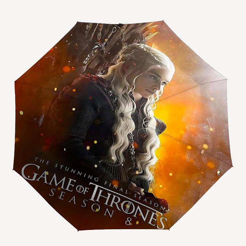 1pc Game of Thrones Season 8 Automatic Folding Umbrella - Compact 8-Rib Design, Durable Plastic & Iron1023L
1pc Game of Thrones Season 8 Automatic Folding Umbrella - Compact 8-Rib Design, Durable Plastic & Iron1023L
