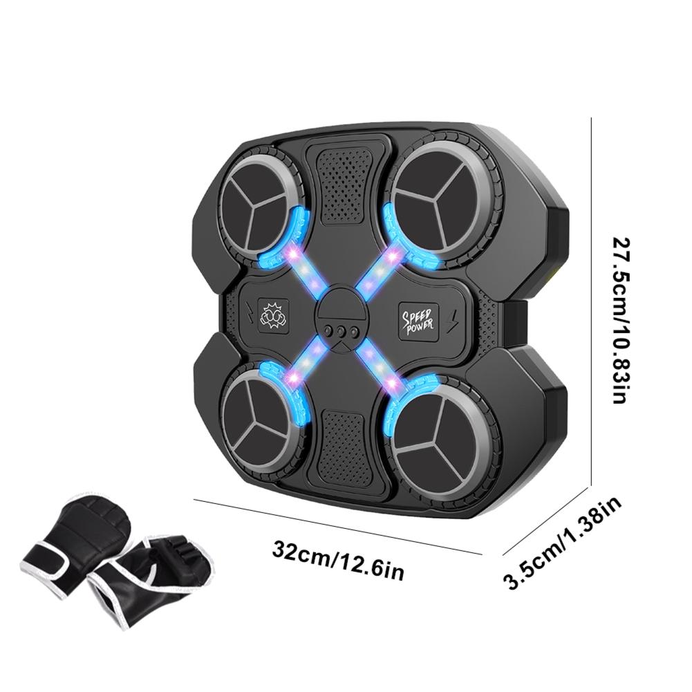 Умный музыкальный боксерский тренажер Настенная мишень для тренировок по боксу Детский спорт Фитнес RGB-подсветка Тренажер для бокса Домашнее оборудование для отработки ударов чёрный
Умный музыкальный боксерский тренажер Настенная мишень для тренировок по боксу Детский спорт Фитнес RGB-подсветка Тренажер для бокса Домашнее оборудование для отработки ударов чёрный