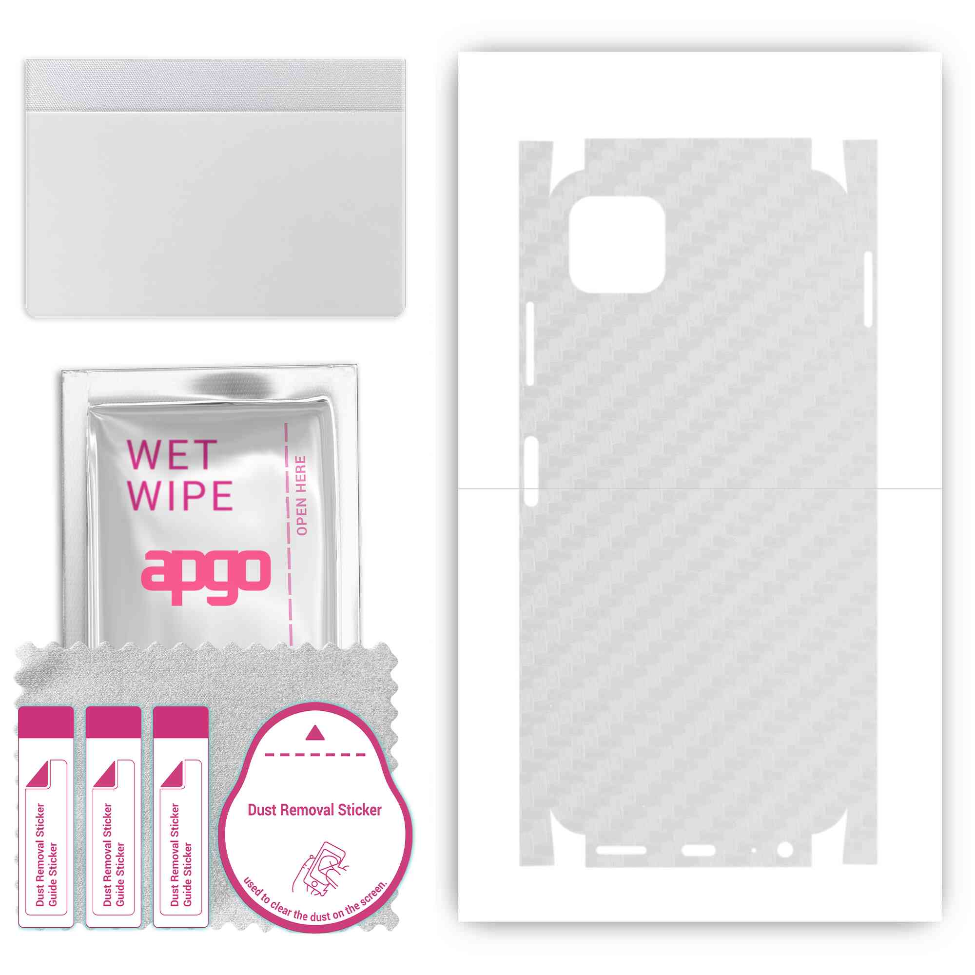 apgo Protective Skin Sticker for the back+sides compatible with Samsung Galaxy F42 5G, Full Wrap Film, Foil, Vinyl - Pattern Transparent Carbon
apgo Protective Skin Sticker for the back+sides compatible with Samsung Galaxy F42 5G, Full Wrap Film, Foil, Vinyl - Pattern Transparent Carbon