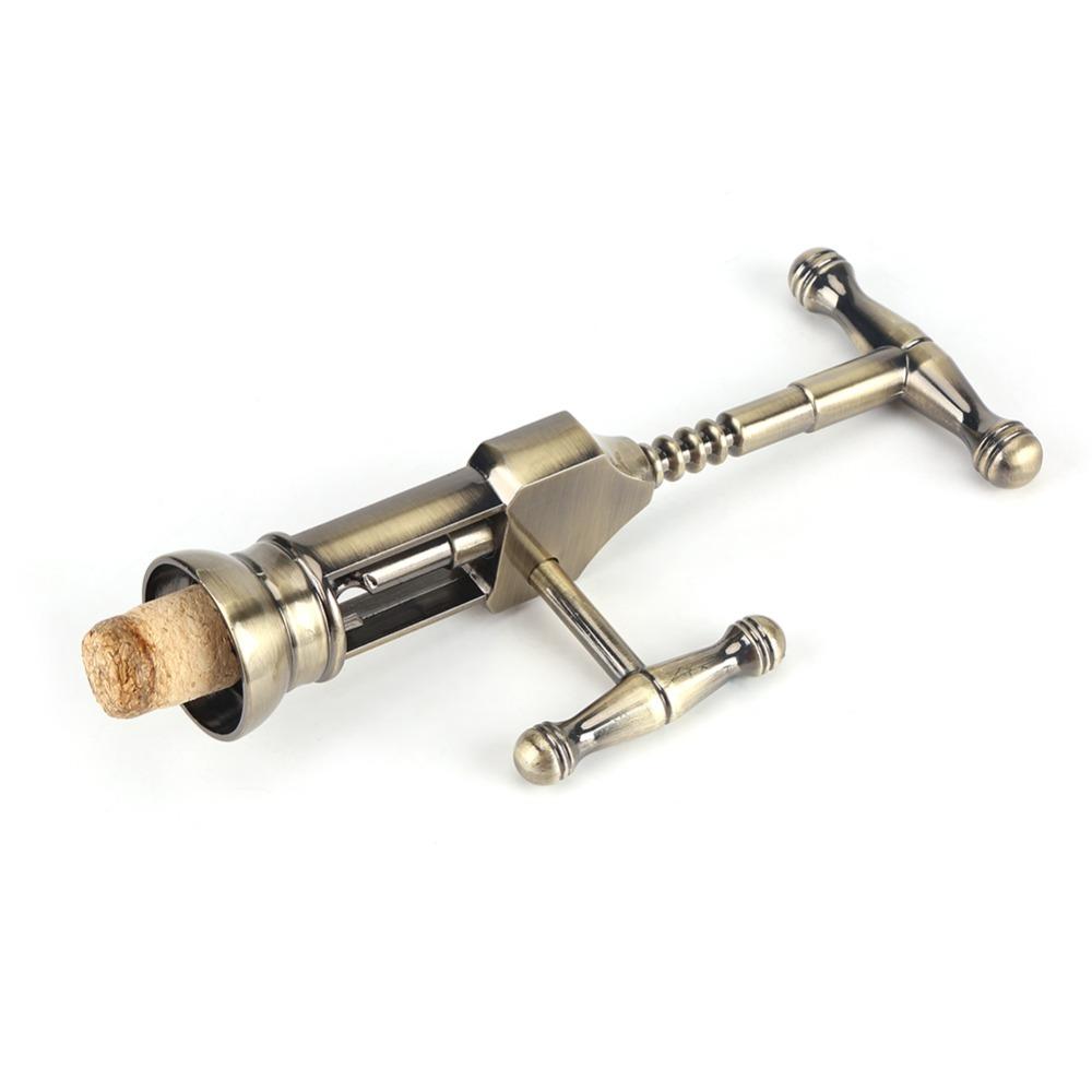 Vintage Metal Portable Wine Bottle Opener Zinc Alloy Corkscrew Retro Cork Puller Bar Tool
Vintage Metal Portable Wine Bottle Opener Zinc Alloy Corkscrew Retro Cork Puller Bar Tool