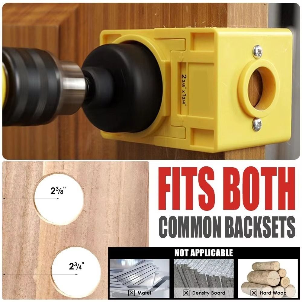 Fixing Tools Door Lock Installation Kit Precise Positioning Snap-lock Arms Wooden Door червоний
Fixing Tools Door Lock Installation Kit Precise Positioning Snap-lock Arms Wooden Door червоний