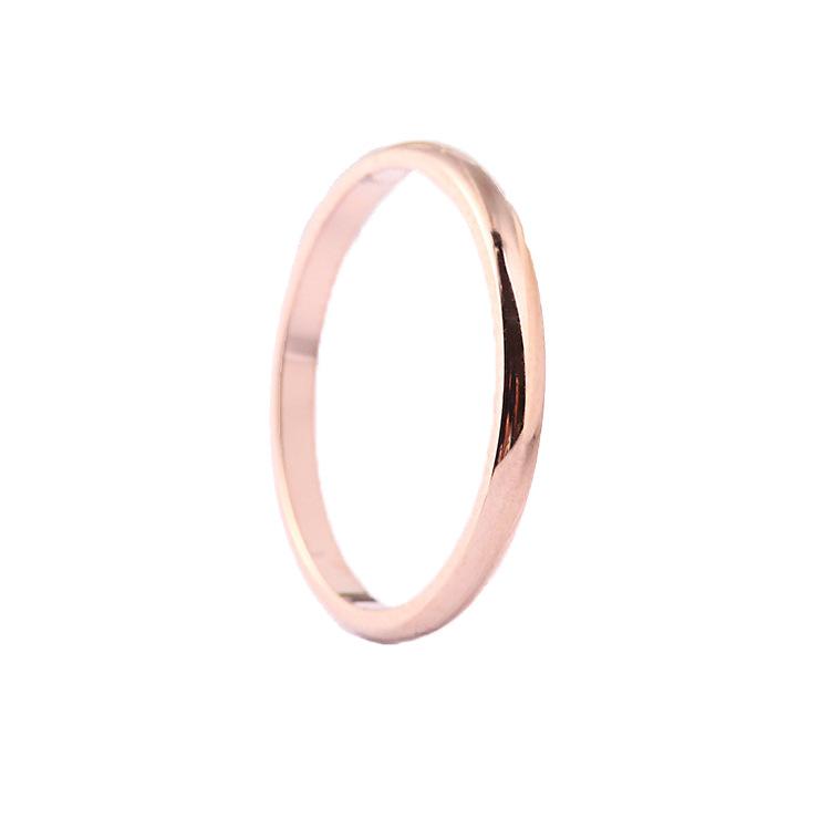European and American Smooth Titanium Steel Simple Ring Simple Personality Light Luxury Couples Ring No. 5
European and American Smooth Titanium Steel Simple Ring Simple Personality Light Luxury Couples Ring No. 5