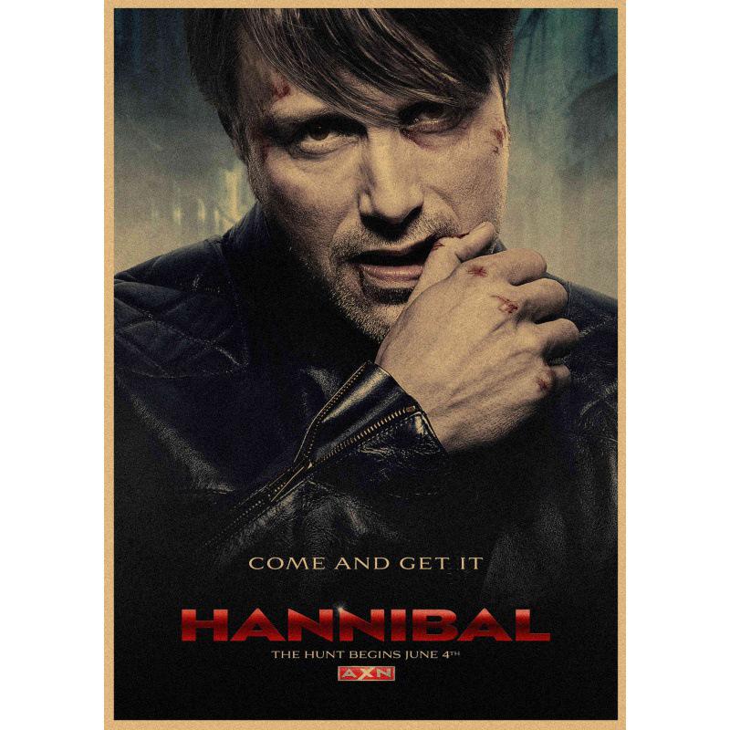 Hannibal Retro Kraft Paper Poster - Mads Mikkelsen Wall Art White card paper (non-adhesive) 30*42 cm
Hannibal Retro Kraft Paper Poster - Mads Mikkelsen Wall Art White card paper (non-adhesive) 30*42 cm