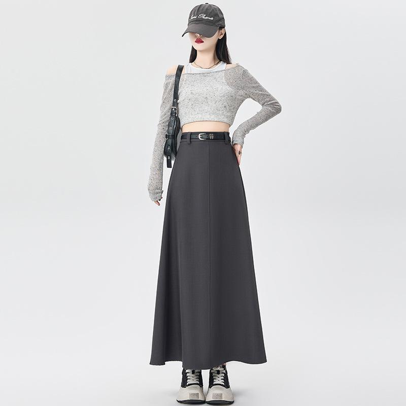 Костюмная юбка для женщин на осень Плиссированная юбка для женщин на осень Узкая юбка-миди с высокой талией и драпировкой на осень Юбка-зонтик на осень XL серый
Костюмная юбка для женщин на осень Плиссированная юбка для женщин на осень Узкая юбка-миди с высокой талией и драпировкой на осень Юбка-зонтик на осень XL серый