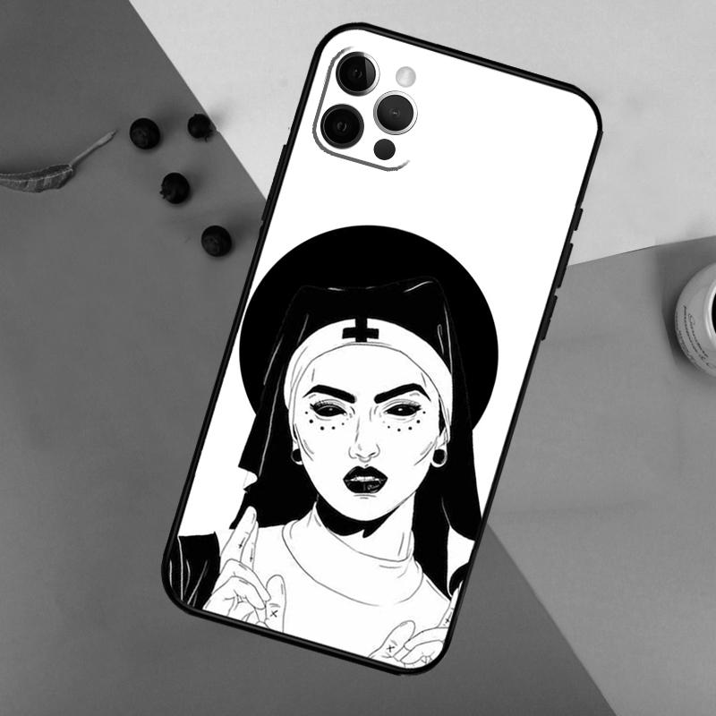 Sister Style Nun Sexy Girl Phone Case For iPhone 16 15 14 13 11 12 17 Pro Max mini 15 16 Plus 16e 17 Air Bumper Cover iPhone 15
Sister Style Nun Sexy Girl Phone Case For iPhone 16 15 14 13 11 12 17 Pro Max mini 15 16 Plus 16e 17 Air Bumper Cover iPhone 15