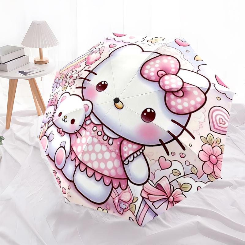 1pc Hello Kitty Pink Polka Dot with Bow - Automatic Opening Umbrella, Portable Folding Design, 8-Bone Iron Frame, Outdoor Umbrella, Ideal Gift for Fan
1pc Hello Kitty Pink Polka Dot with Bow - Automatic Opening Umbrella, Portable Folding Design, 8-Bone Iron Frame, Outdoor Umbrella, Ideal Gift for Fan