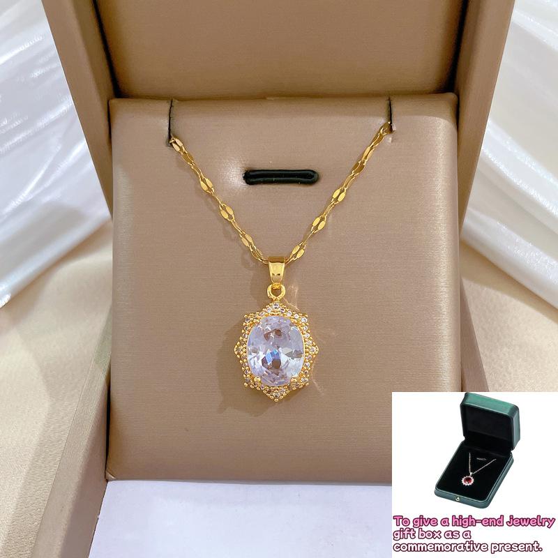 Rhombus zircon light luxury cross-border banquet wedding necklace female Internet celebrity versatile collarbone chain chain
Rhombus zircon light luxury cross-border banquet wedding necklace female Internet celebrity versatile collarbone chain chain
