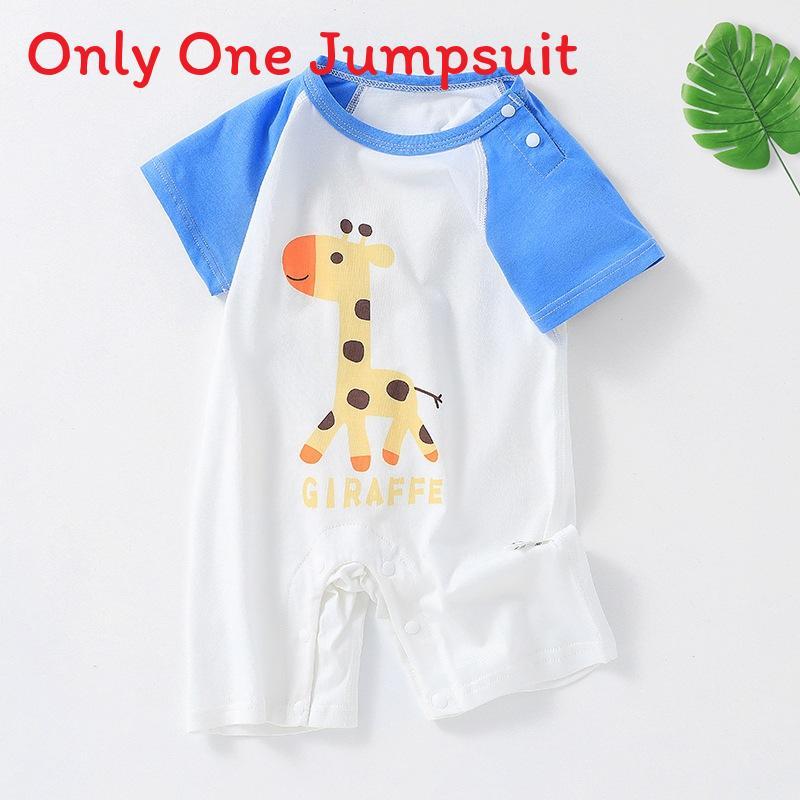 Baby Cotton Short Sleeve Romper With Bonefree Shoulder Closure For Newborns Summer Wear Style A,66cm
Baby Cotton Short Sleeve Romper With Bonefree Shoulder Closure For Newborns Summer Wear Style A,66cm