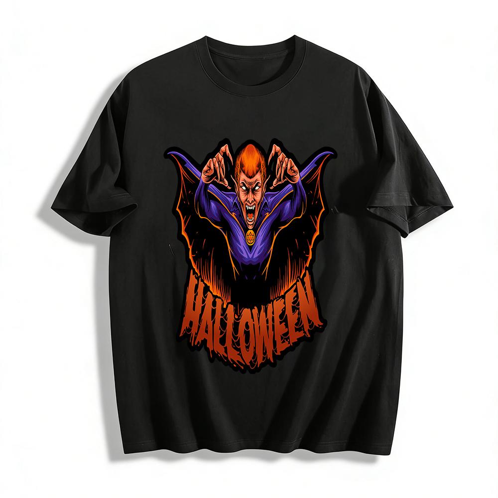 Halloween Scary Vampire Print Casual Loose Festival Vibe Top Pure cotton T-shirt XXS
Halloween Scary Vampire Print Casual Loose Festival Vibe Top Pure cotton T-shirt XXS