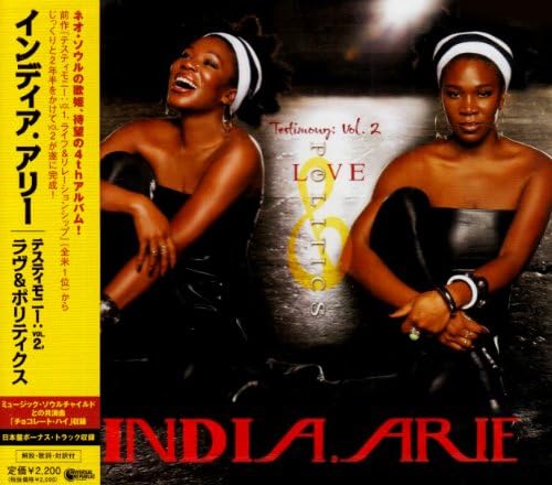 CD INDIA.ARIE - Testimony : Vol.2 : Love & Politics UICT1044PROMO UNIVERSAL Japan Obi Rap & Hip-Hop/R&B Used
CD INDIA.ARIE - Testimony : Vol.2 : Love & Politics UICT1044PROMO UNIVERSAL Japan Obi Rap & Hip-Hop/R&B Used