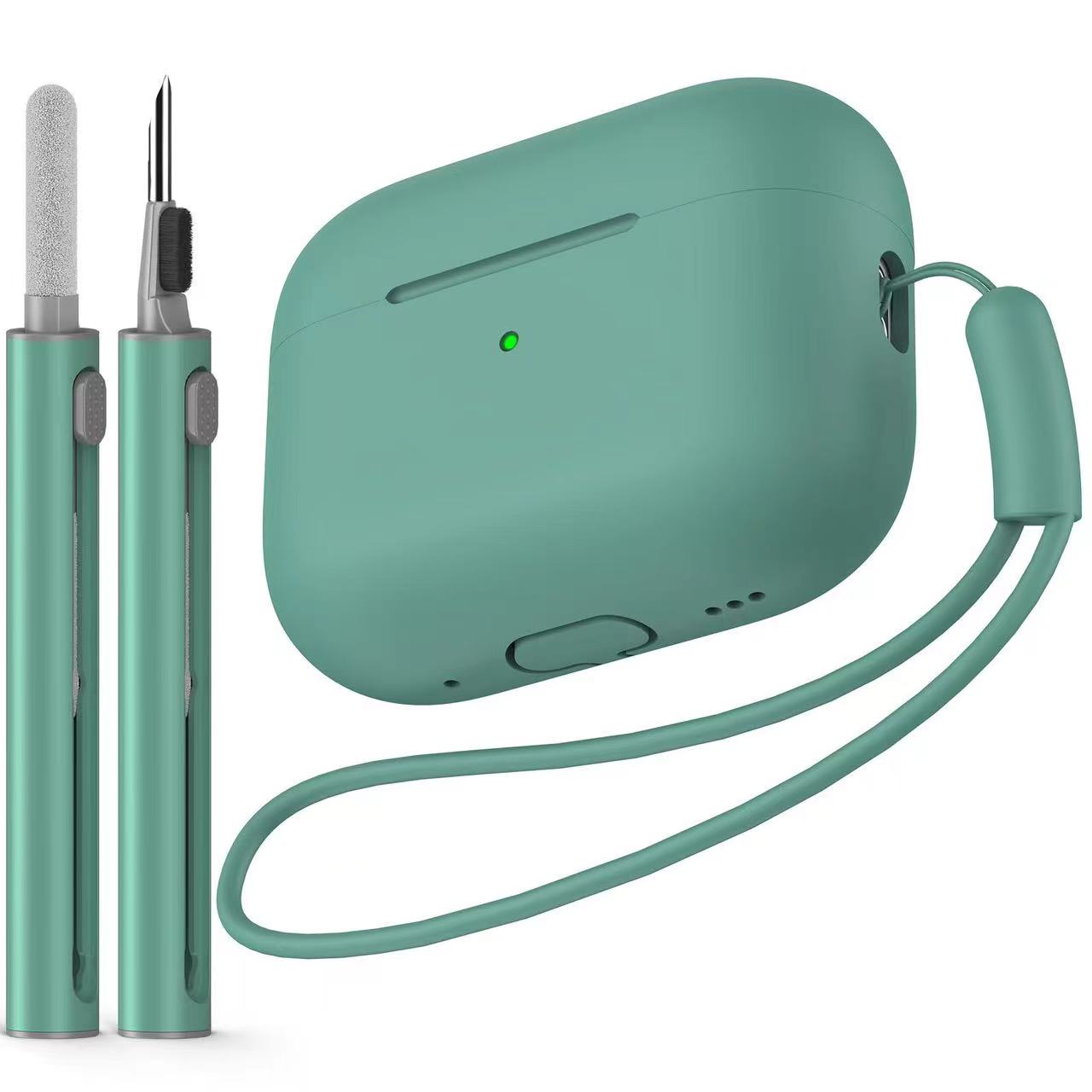 AirPods Pro Case Cover with Cleaner Kit Soft Silicone Protective Case for Apple AirPod Pro 2nd 1st Generation Case for Women Men зелёный
AirPods Pro Case Cover with Cleaner Kit Soft Silicone Protective Case for Apple AirPod Pro 2nd 1st Generation Case for Women Men зелёный