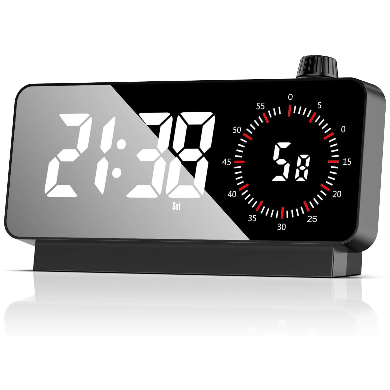 Будильник с таймером, цифровые настольные часы на батарейках, обратный отсчет для учебы, офиса, визуальный таймер, светодиодные электронные часы
Будильник с таймером, цифровые настольные часы на батарейках, обратный отсчет для учебы, офиса, визуальный таймер, светодиодные электронные часы