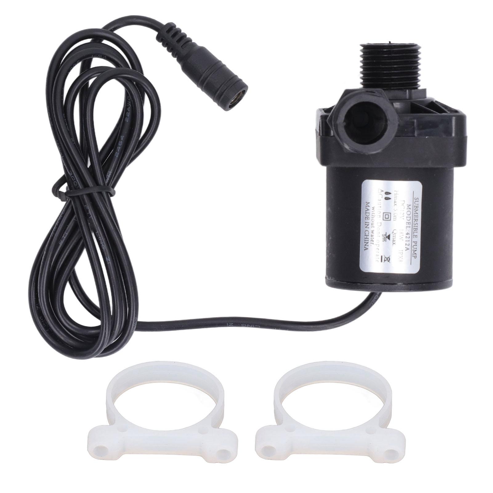 Small Submersible Pump Safe Stable Performance Power Saving Quiet Fountain Water Pump DC12V 20W
Small Submersible Pump Safe Stable Performance Power Saving Quiet Fountain Water Pump DC12V 20W