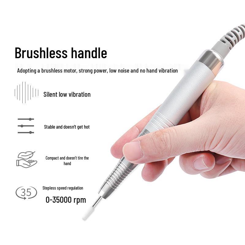 Portable 35,000 RPM Dual-Screen Brushless Nail Drill for Nail and Dead Skin Removal білий
Portable 35,000 RPM Dual-Screen Brushless Nail Drill for Nail and Dead Skin Removal білий