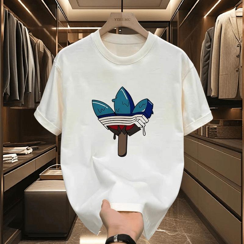New Ice Cream Americanstyle Highend Trendy Shortsleeved Tshirt Mens and Womens Trendy Brand Roundneck Summer Pure Cotton 4XL
New Ice Cream Americanstyle Highend Trendy Shortsleeved Tshirt Mens and Womens Trendy Brand Roundneck Summer Pure Cotton 4XL