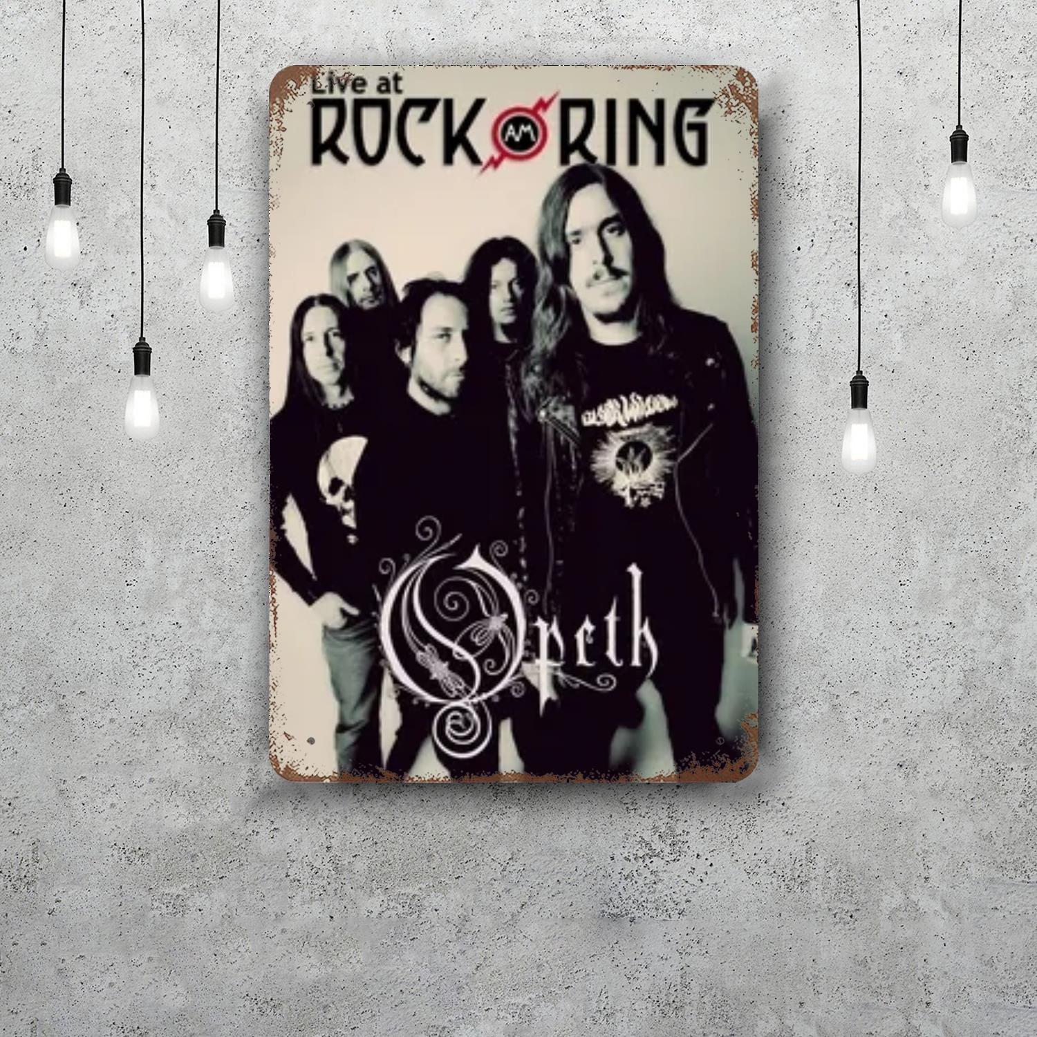 Opeth Vintage Metal Tin Signs Posters Decor Retro Metal Plaque Wall Art Decor for Garage Bar 20x30cm(7.8x11.8inch)
Opeth Vintage Metal Tin Signs Posters Decor Retro Metal Plaque Wall Art Decor for Garage Bar 20x30cm(7.8x11.8inch)